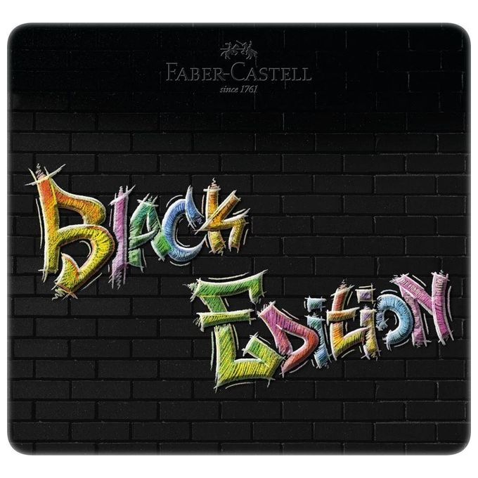 Faber Castell 24 Matite Colorate Blackedition