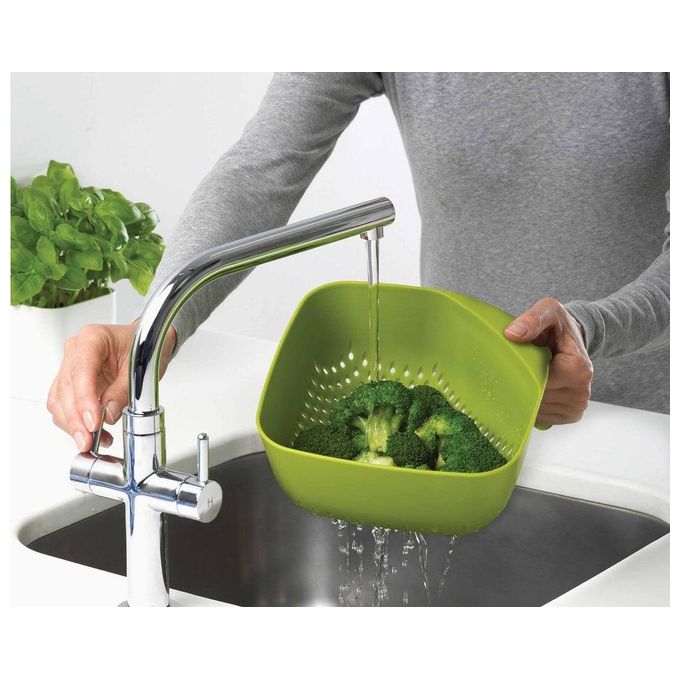 Joseph Joseph Square Colander Bianco