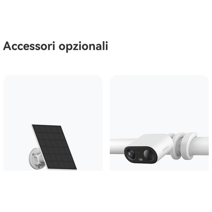 Imou Security Cameras Cell Go Full Color Kit Telecame 2k (3mp)  Pannello Solare