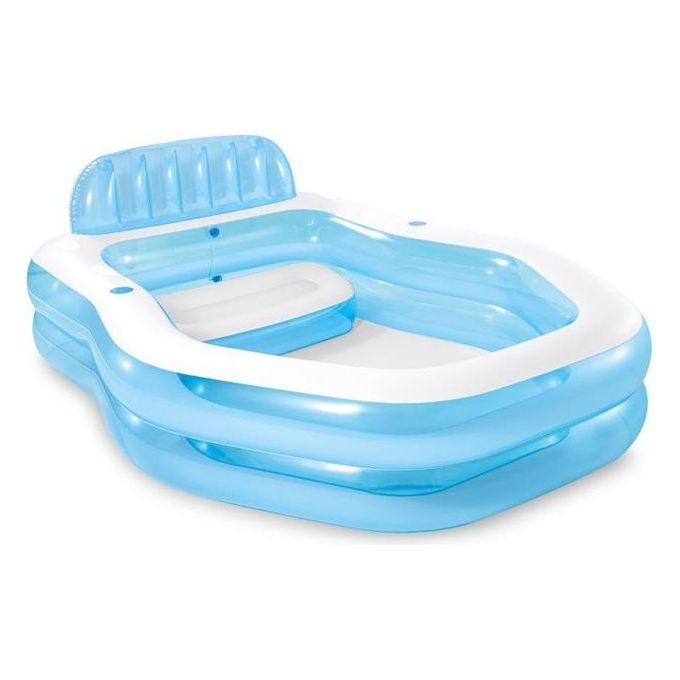 Intex 57186NP Piscina Swim Center Family Sunshade con Tettoia Parasole 229x191x135 cm