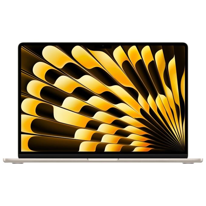 Apple MacBook Air 15'' con Chip M3 Display Liquid Retina 15.3'' Memoria Unificata 8Gb Archiviazione Ssd 512Gb Videocamera FaceTime HD 1080p Touch ID Galassia