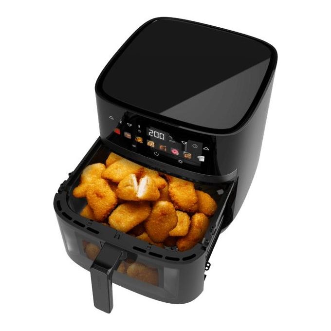 Cecotec Cecofryegrill Duoheat 8000 Friggitrice Ad Aria 8 Litri 2200W Nero