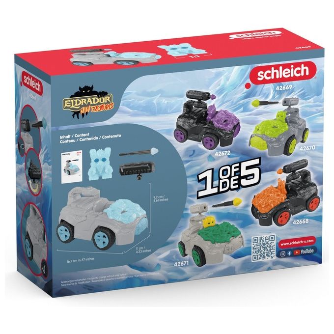 Schleich Eldrador Crashmobile Ghiaccio con Mini Creature