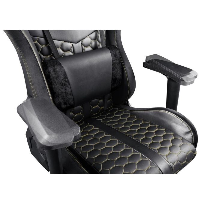 Trust GXT 712 Resto Pro Sedia per Gaming Universale Nero-Giallo