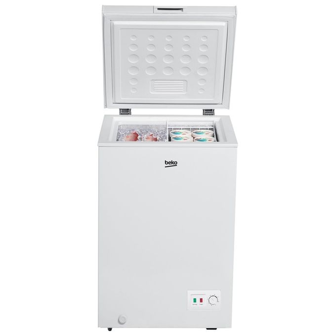 BEKO CF100EWN Congelatore a Pozzetto Orizzontale Statico Capacita' 98 Litri Capacita' di Congelamento 6 kg-24h Classe E colore Bianco