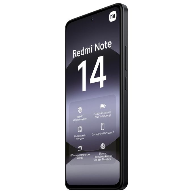 Xiaomi Redmi Note 14 Midnight Black 6.67'' 6gb-128gb