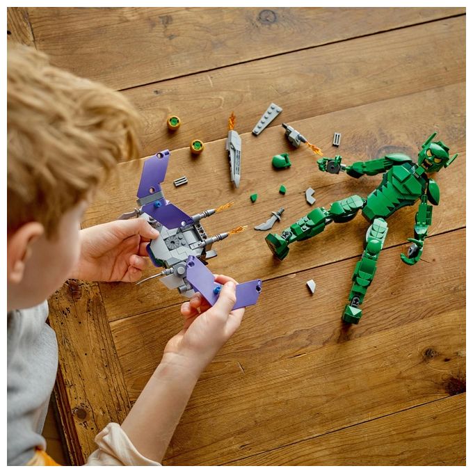LEGO Marvel 76284 Personaggio Costruibile di Goblin, Gioco per Bambini 8+, Action Figure Snodabile del Nemico di Sider-Man