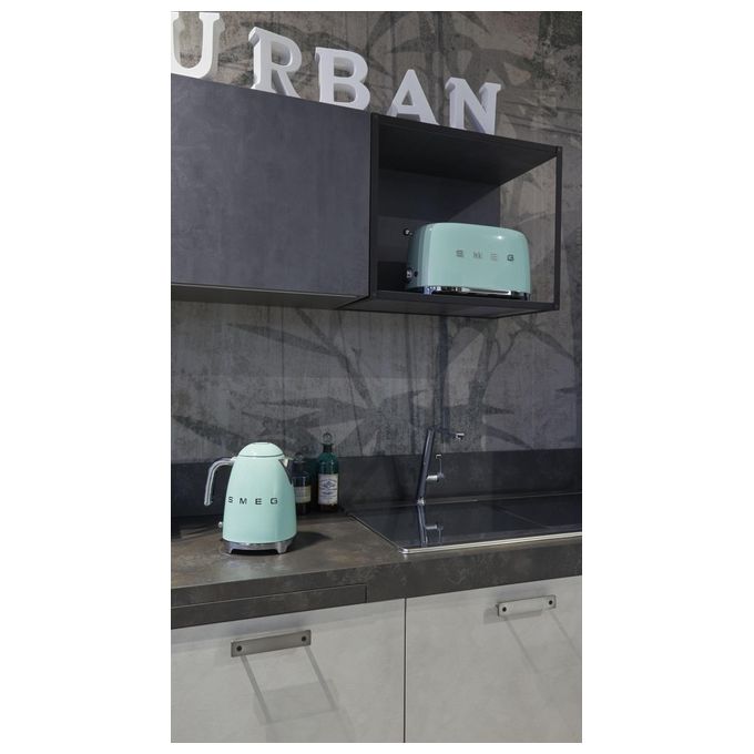 Smeg TSF02PGEU Estetica 50's Style Tostapane 4 Fette 6 Livelli di Doratura Verde Pastello