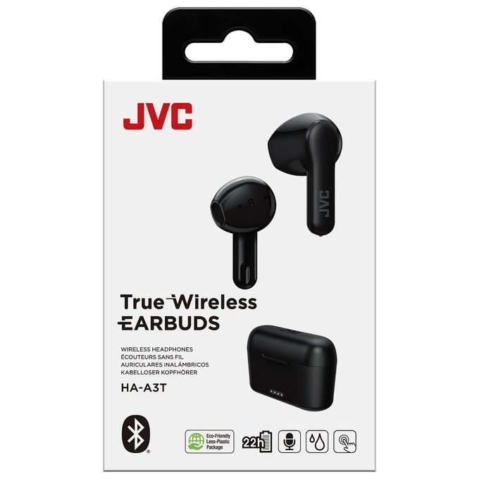 JVC HA-A3T Auricolari con Microfono Bluetooth Earbuds IPX4