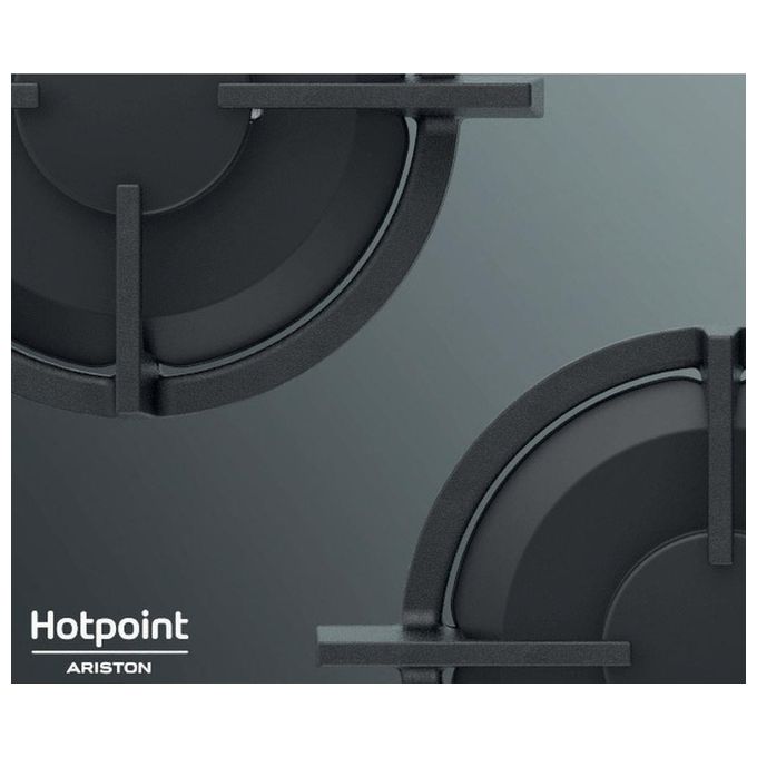 Hotpoint HAGD61SMR Diamond Piano cottura Gas 60 cm 4 fuochi Griglie in ghisa Accensione elettronica colore Specchio