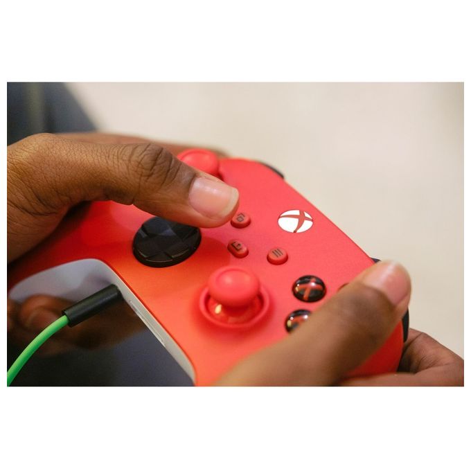 Microsoft Pulse Red Rosso Bluetooth-Usb Gamepad Analogico-Digitale per Xbox-Xbox One-Xbox Series S-Xbox Series X