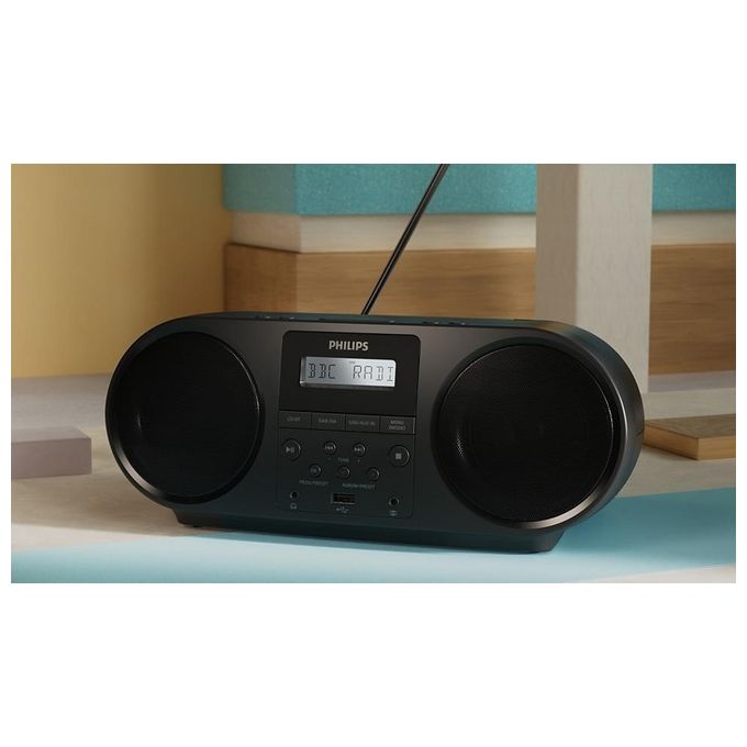 Philips TAZ6000-10 lettore CD Lettore CD portatile Nero