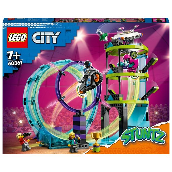 LEGO 60361 City Stuntz Set da Costruzione 385 pezzi per Bambini 7+ anni colore Multicolore