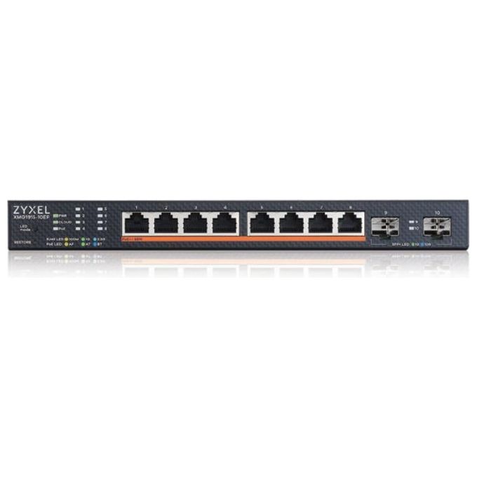 Zyxel XMG1915-10EP Switch Gestito 8 Porte L2 2.5G Ethernet 100-1000-2500 Supporto Power over Ethernet