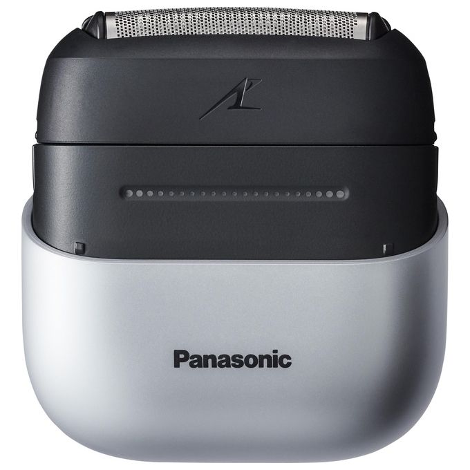 Panasonic ES-CM3BKS503 Rasoio Elettrico Ultracompatto Ricaricabile Wet e Dry con 3 Lame colore Nero e Argento