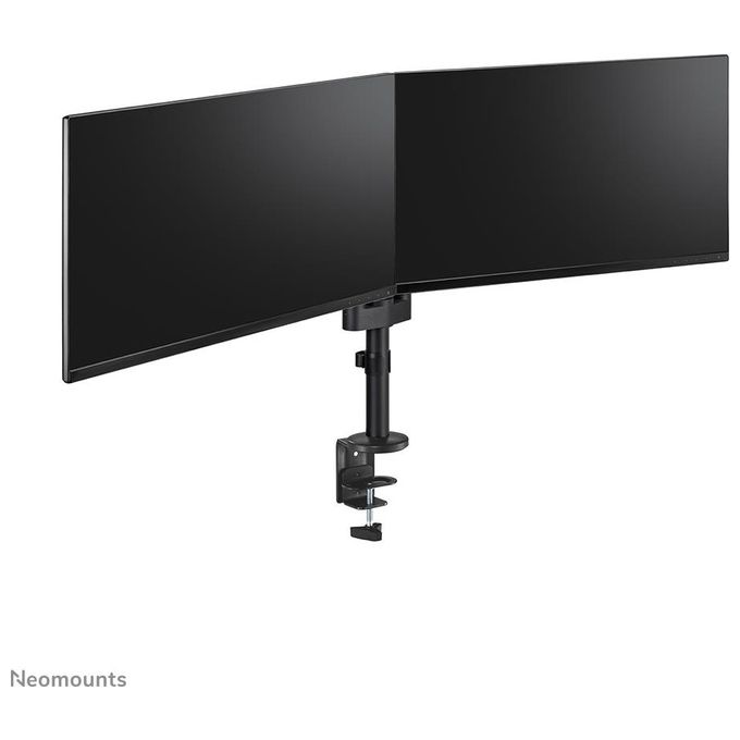 Newstar Neomounts Screen Desk Mount Supporto da Scrivania Full Motion per Due Schermi 17-27'' Nero