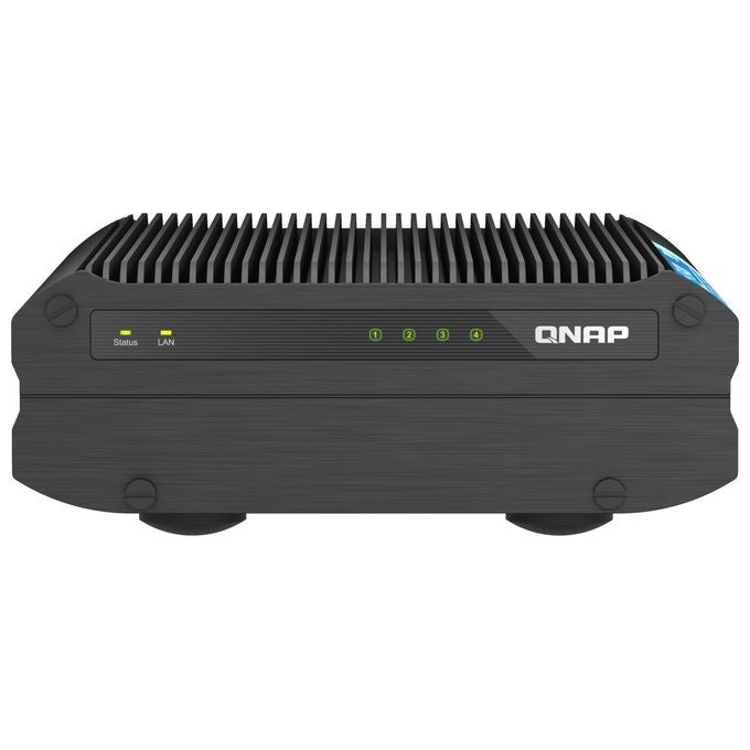 Qnap TS-I410X NAS Tower Collegamento Ethernet LAN Nero x6425E