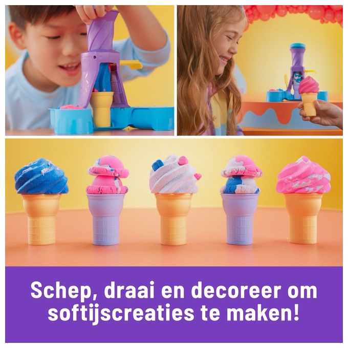 Spin Master Sabbia Creativa Kinetic Sand Gelateria Colorata