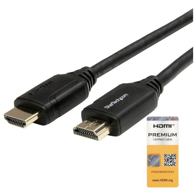 Startech Cavo HDMI Premium ad alta velocita' con Ethernet - 4K 60Hz - 1m