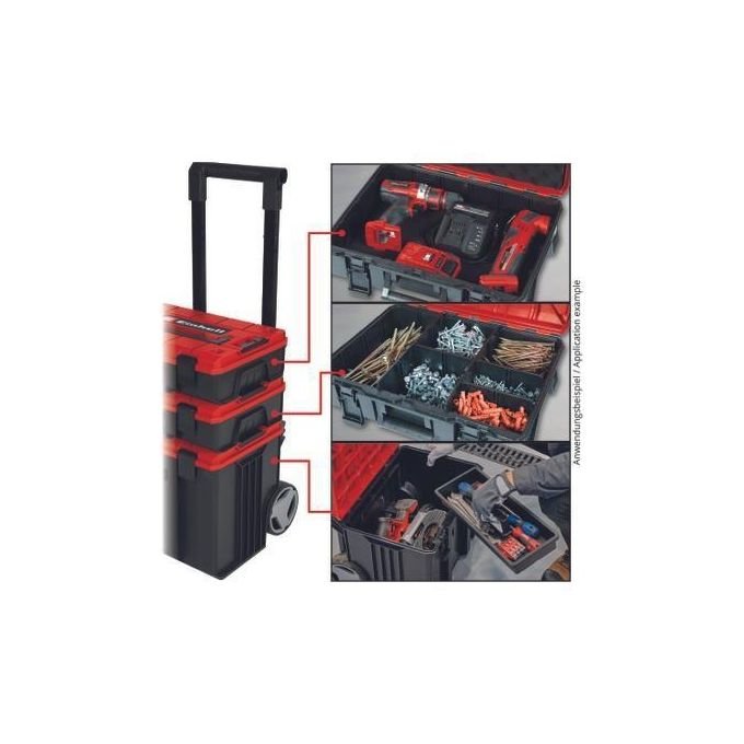 Set valigetta trolley porta utensili a torretta E-CASE TOWER