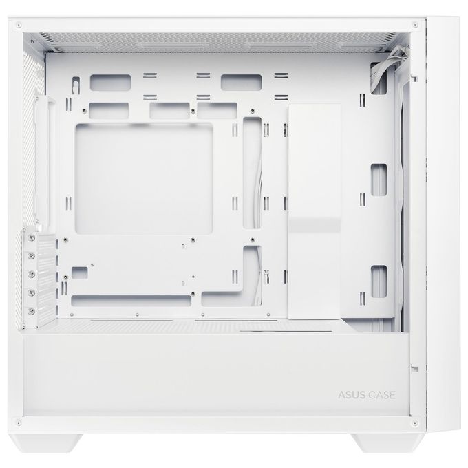 ASUS A21 Case micro-ATX, Radiatori fino a 360 mm, Schede Grafiche fino a 380 mm, Raffreddamento efficace, Cable Management, Chassis Bianco