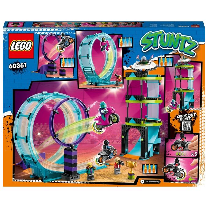 LEGO 60361 City Stuntz Set da Costruzione 385 pezzi per Bambini 7+ anni colore Multicolore