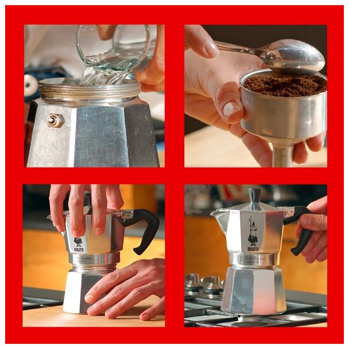 Bialetti Caffettiera Moka Express 3 tazze