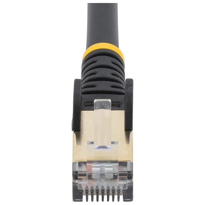 Startech.com Cavo Patch Cat6a da 1,5mt Schermato Stp Filo di Rame Connettore Antistrappo Nero