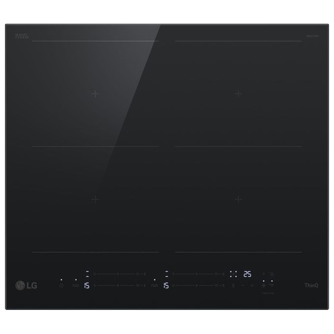 LG CBIZ2437B Piano Cottura a induzione 4 fuochi 2 Flexible Wifi Black
