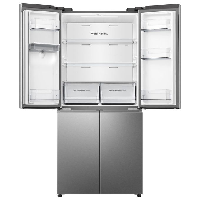 Hisense RQ5P470SMIE – Frigorifero Americano Side by Side 483 L, Classe E, Total No Frost,  Inox