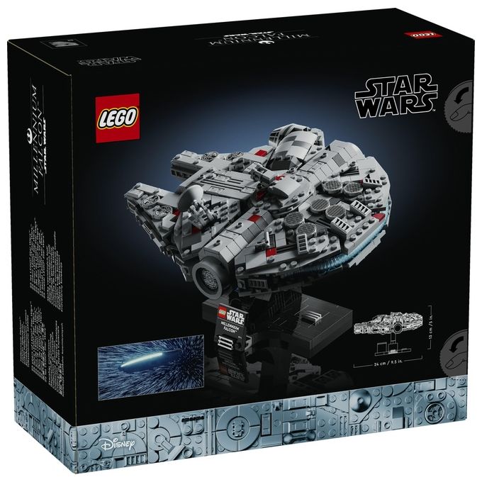 LEGO Star Wars 75375 Millennium Falcon, Modellino da Costruire di Astronave per Adulti, Idee Regalo Lui, Lei, Marito o Moglie