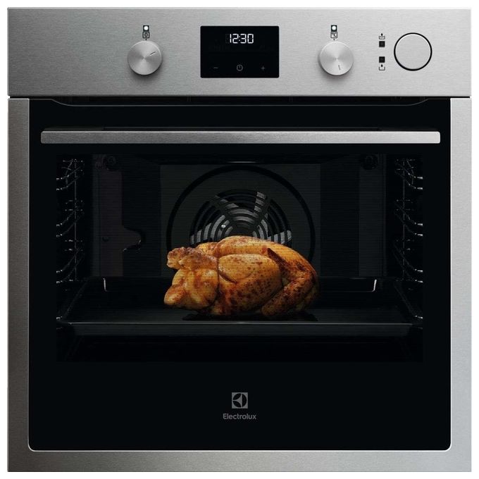ELECTROLUX KOCGS30TX Forno Elettrico da Incasso Ventilato Multifunzione 70 Litri SteamCrisp Pizza Serie 700
