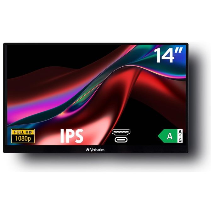 Verbatim Pm-14 Monitor Portatile 14'' Full Hd