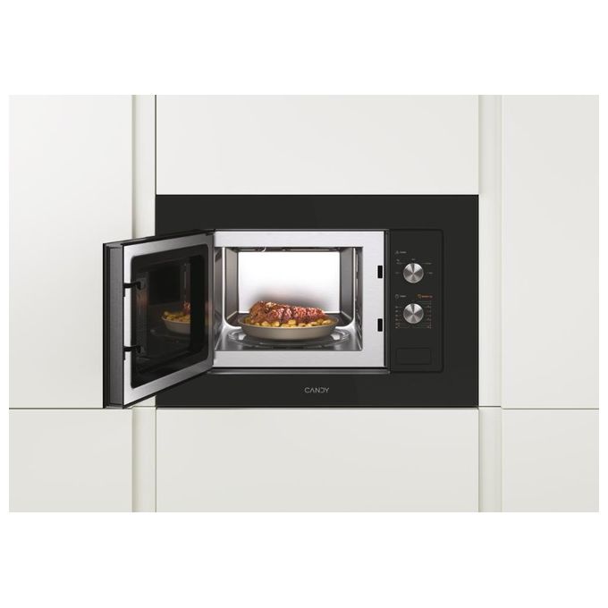 Candy MIS1730B Microonde da Incasso sotto pensile Capacita' 17 Litri 1000 W Controllo manuale SOLO 60 cm Nero