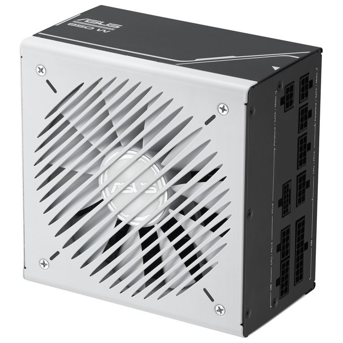 ASUS Prime 850W Gold Alimentatore Modulare per PC 850W di Potenza PCle Gen 5.0 80 Plus Gold Standard ATX 3.0 Ventola con Doppio Cuscinetto a Sfera Bianco PRIME-850W-GOLD