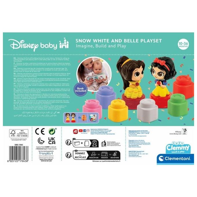 Clementoni Soft Clemmy Princess Book Playset