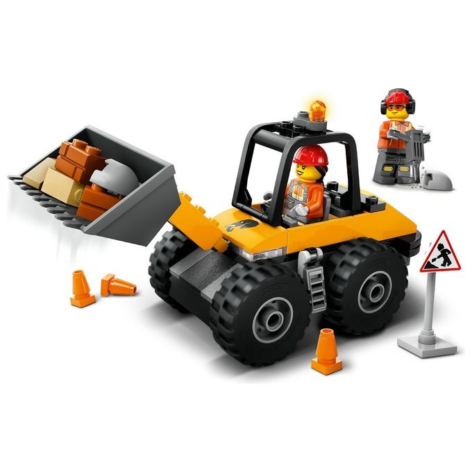LEGO Veicolo Pala Gommata Gialla Set 60450 per Bambini Linea City Great Vehicles