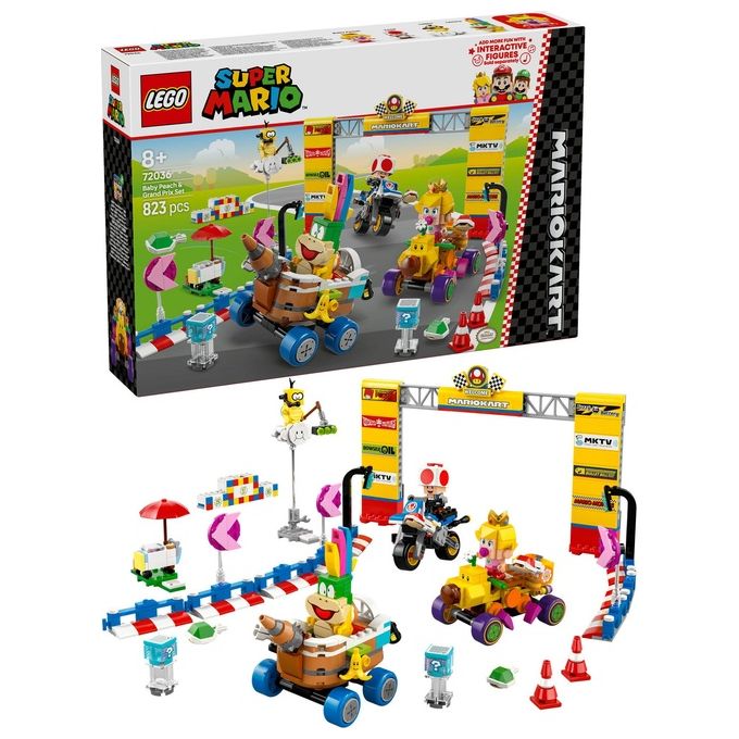 LEGO Super Mario Mario Kart: Pack Baby Peach e Gran Premio 72036