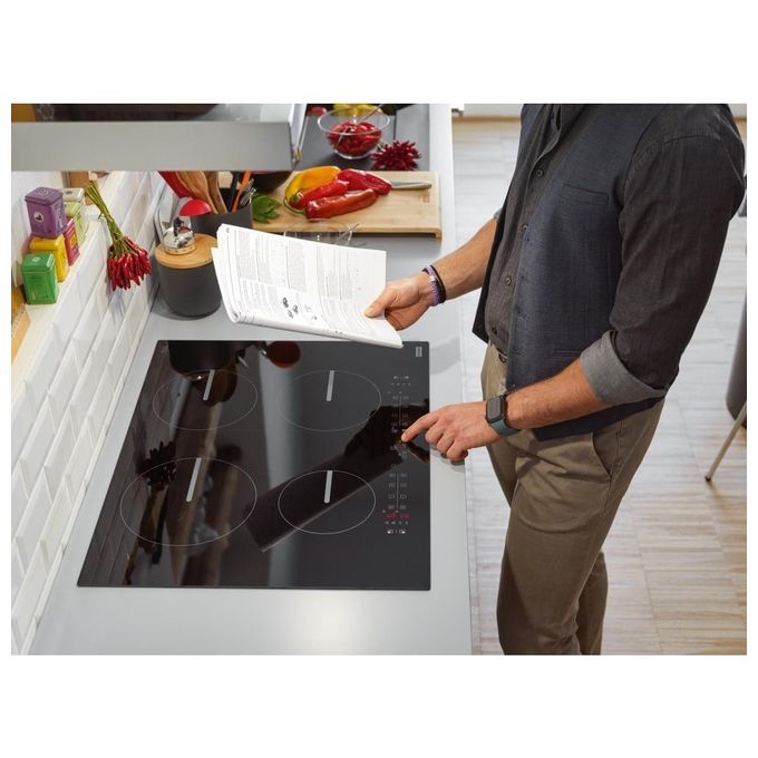 Franke FSM 654 I B BK Smart Piano cottura a induzione cm. 65 cristallo nero