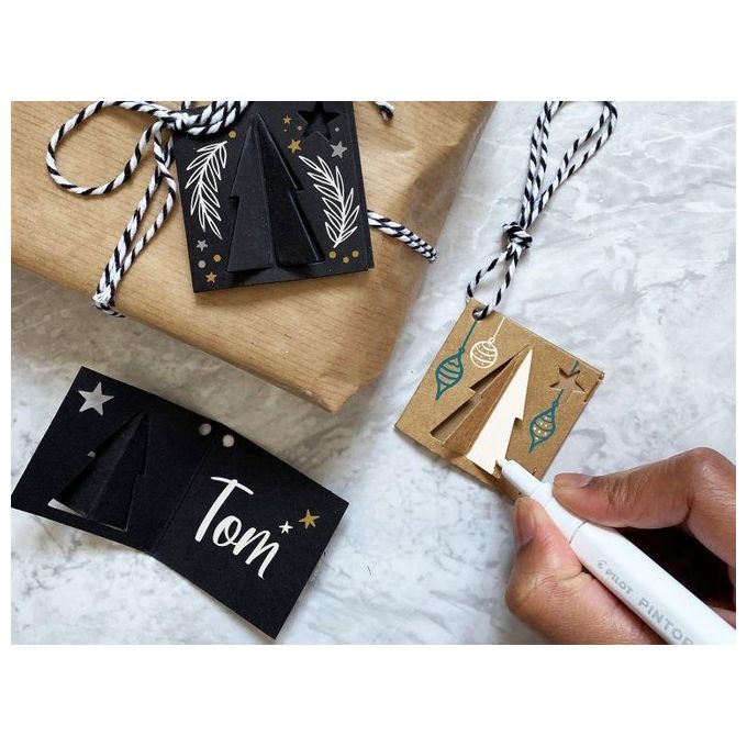 Pilot Set Fai da Te Kit Pintor Xmas Gift Tag