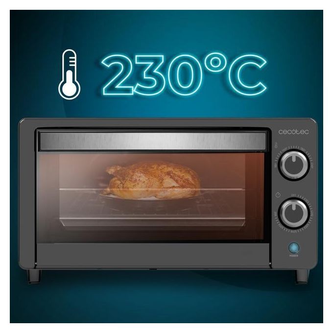 Cecotec BakeeToast 1090 Black Forno da Tavolo 10 Litri 1000W