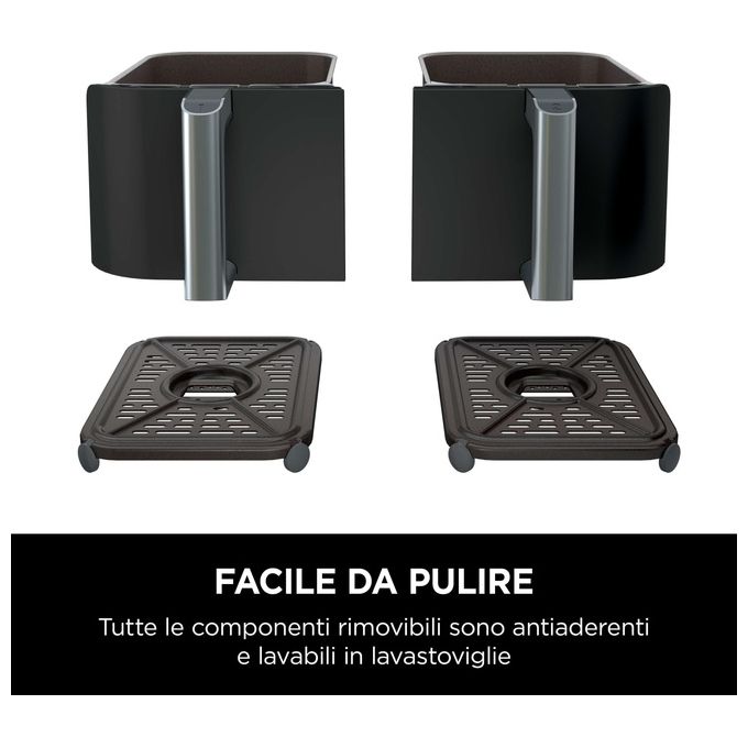 Ninja AF300 Friggitrice ad Aria Calda 7.6 Litri 1690W Nero