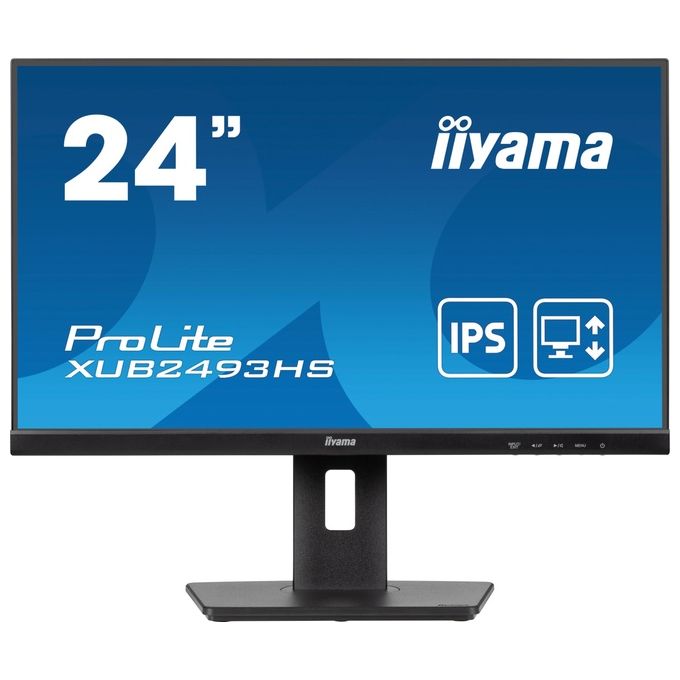 Iiyama ProLite XUB2493HS-B6 Monitor PC 23.8'' 1920x1080 Pixel Full HD LED Nero