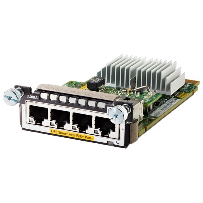 HP Enterprise Aruba 3810m 4 Hpe Smart Rate Poe+ Module