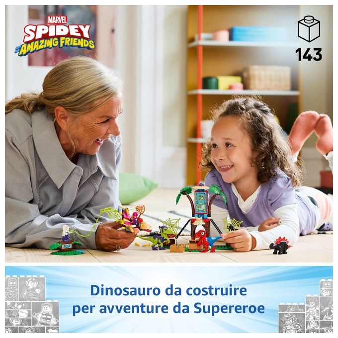 LEGO Set Battaglia con il Raptor al Quartier Generale Sull'albero di Spider-Man