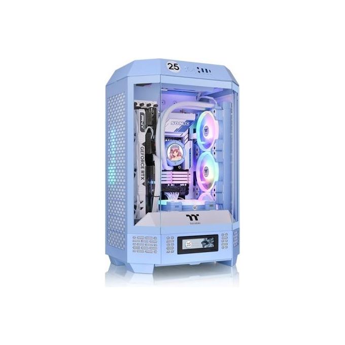 Thermaltake The Tower 300 Mid Tower Hydrangea Blue