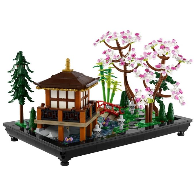 LEGO Icons 10315 Il Giardino Tranquillo, Kit Giardino Botanico Zen per Adulti con Fiori di Loto, Regalo per Donna e Uomo