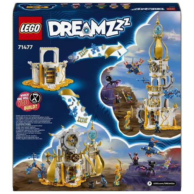 LEGO DREAMZzz 71477 La Torre di Sandman, Castello Giocattolo Trasformabile con Personaggi, Regalo per Bambini di 9+ Anni