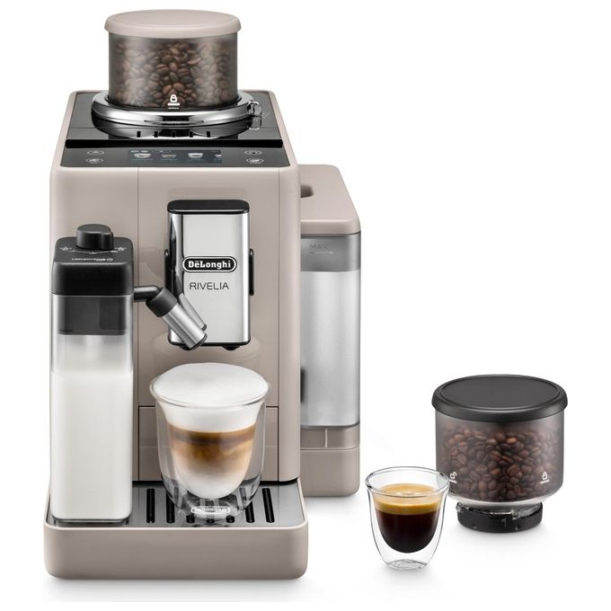 De'Longhi Rivelia EXAM440.55.BG Macchina automatica per caffe' in chicchi LatteCrema Hot
