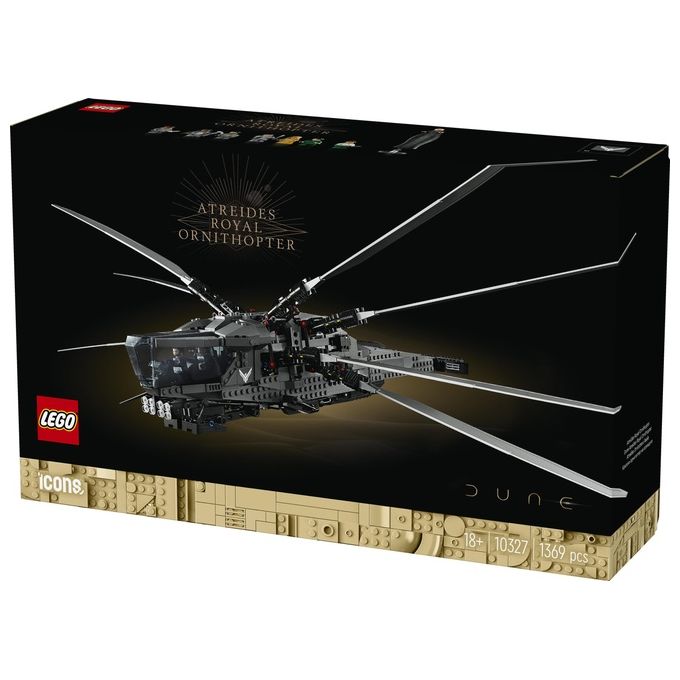 LEGO Icons 10327 Dune Atreides Ornitottero Reale, Set per Adulti da Collezione, Idea Regalo Donna, Uomo e Amanti del Cinema